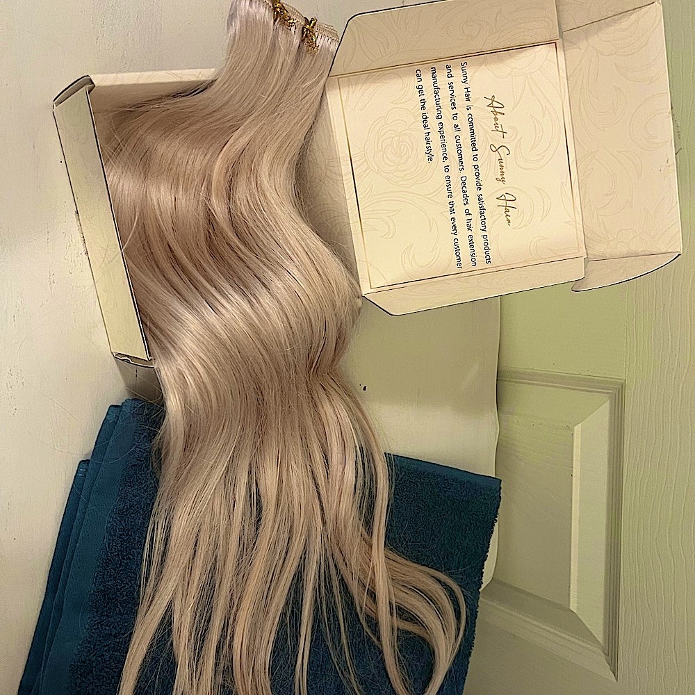Luxurious Sunny Hair Blonde Hair Extensions 24” one bundle